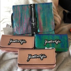 Kendall and Kylie 3 phone crossbody & 1 makeupbag